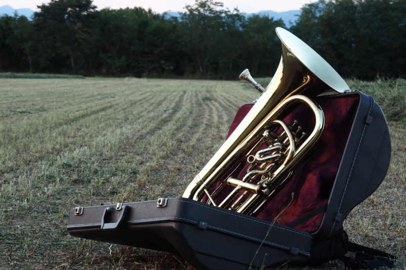 Euphonium in field